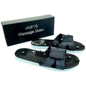 eMP10 Massage Sandals Shoes Black Acupuncture Feet Size 9